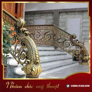 CẦU THANG NHÔM ĐÚC 01