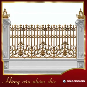 Hàng rào nhôm đúc HR-06
