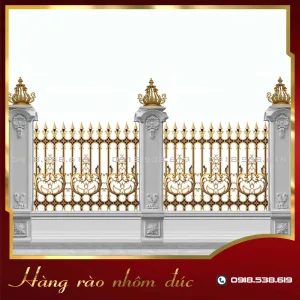 Hàng rào nhôm đúc HR-11