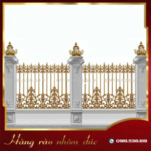 Hàng rào nhôm đúc HR-12
