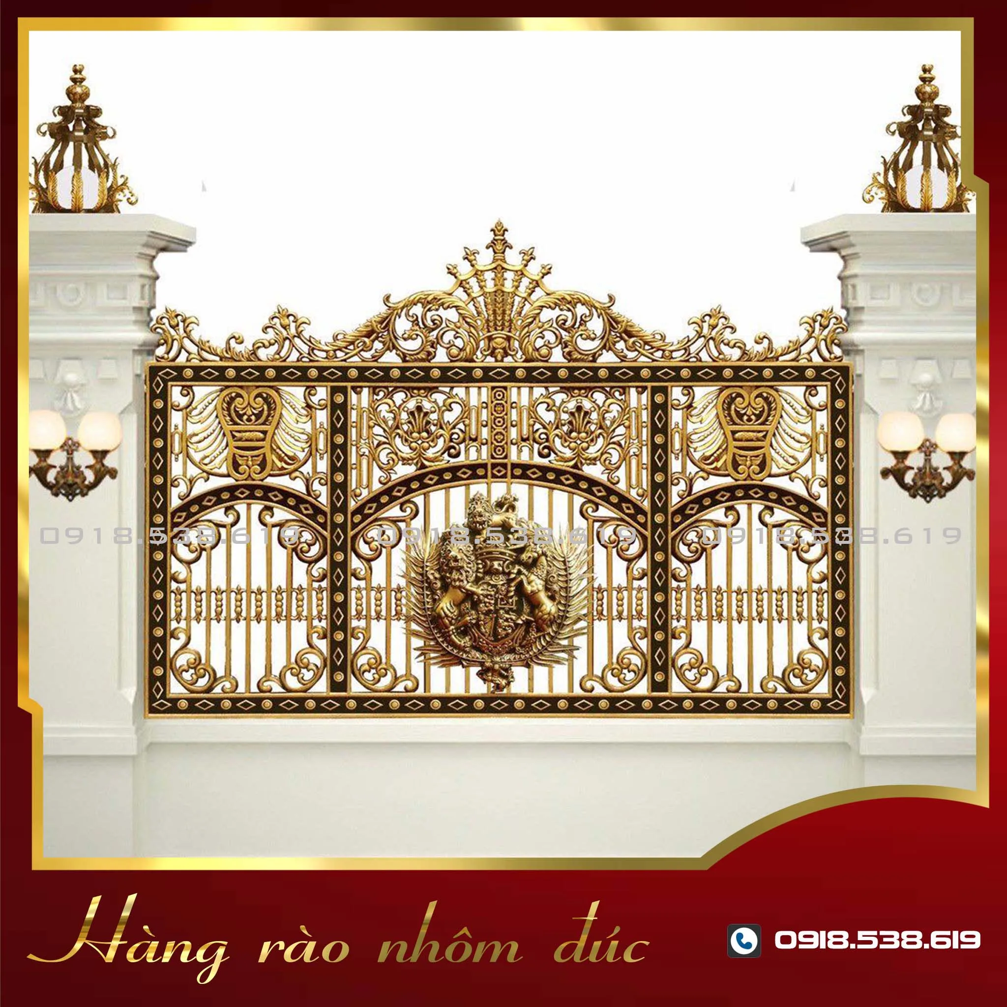 Hàng rào nhôm đúc HR-14