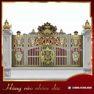 Hàng rào nhôm đúc HR-15