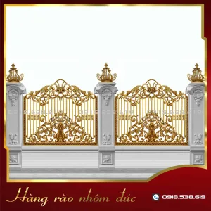 Hàng rào nhôm đúc HR-19