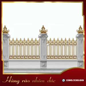 Hàng rào nhôm đúc HR-21