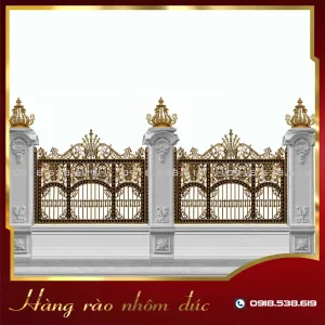 Hàng rào nhôm đúc HR-23