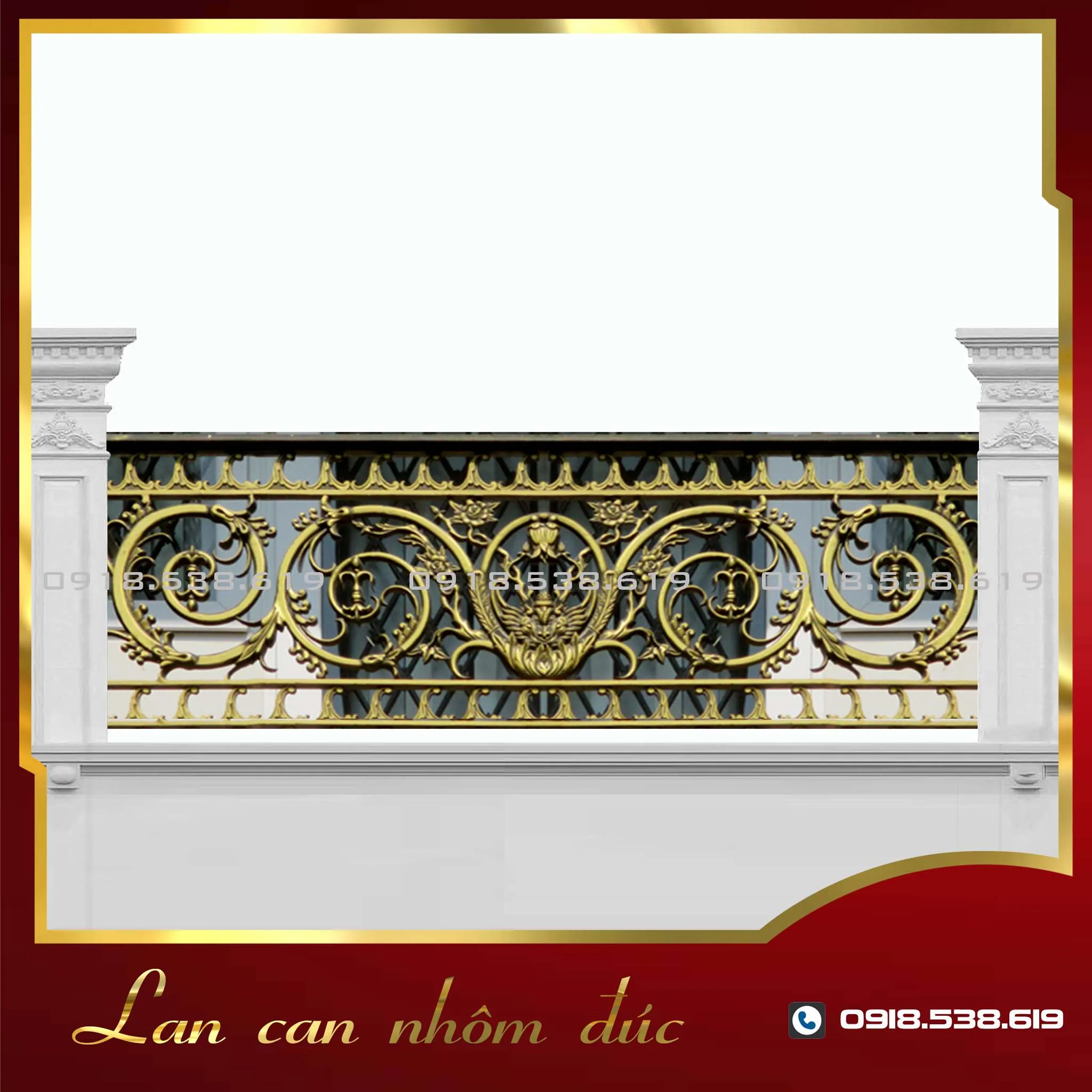 Lan can nhôm đúc LC-10