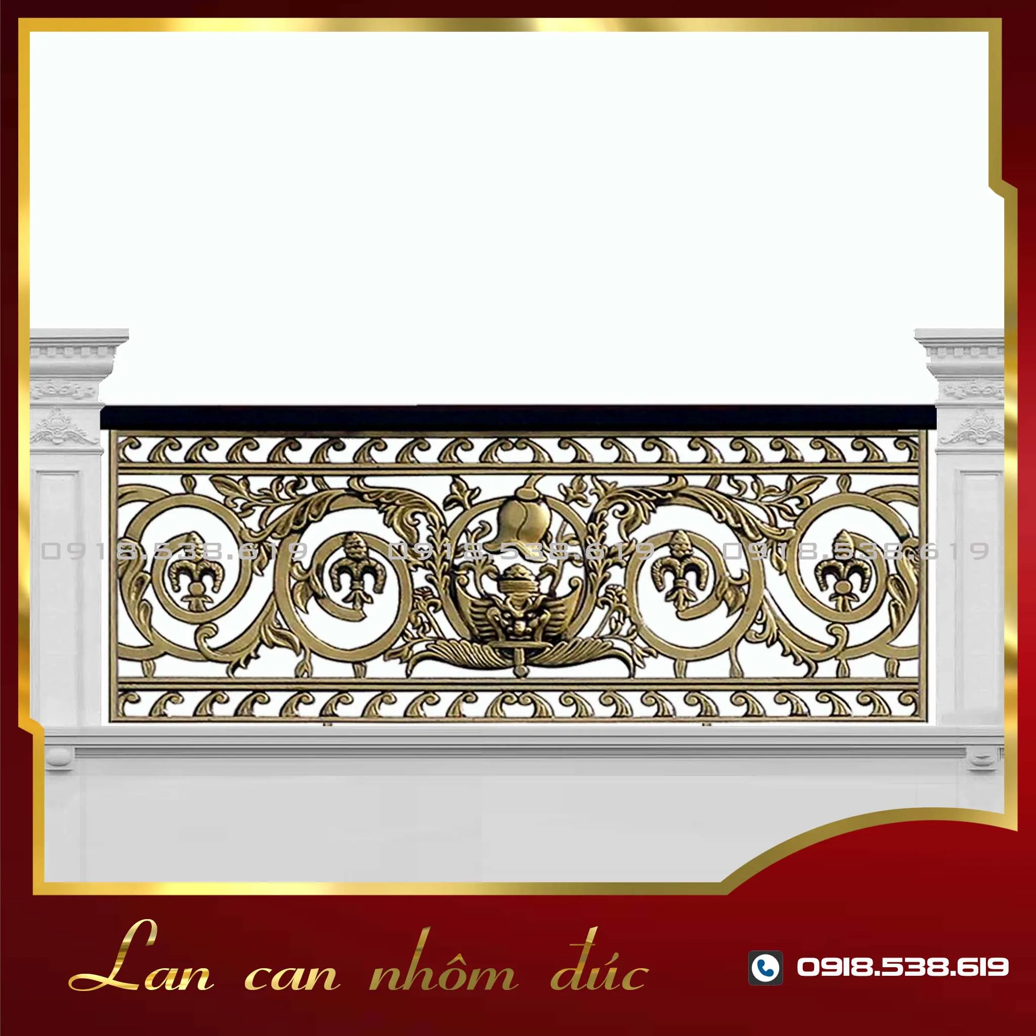 Lan can nhôm đúc LC-11
