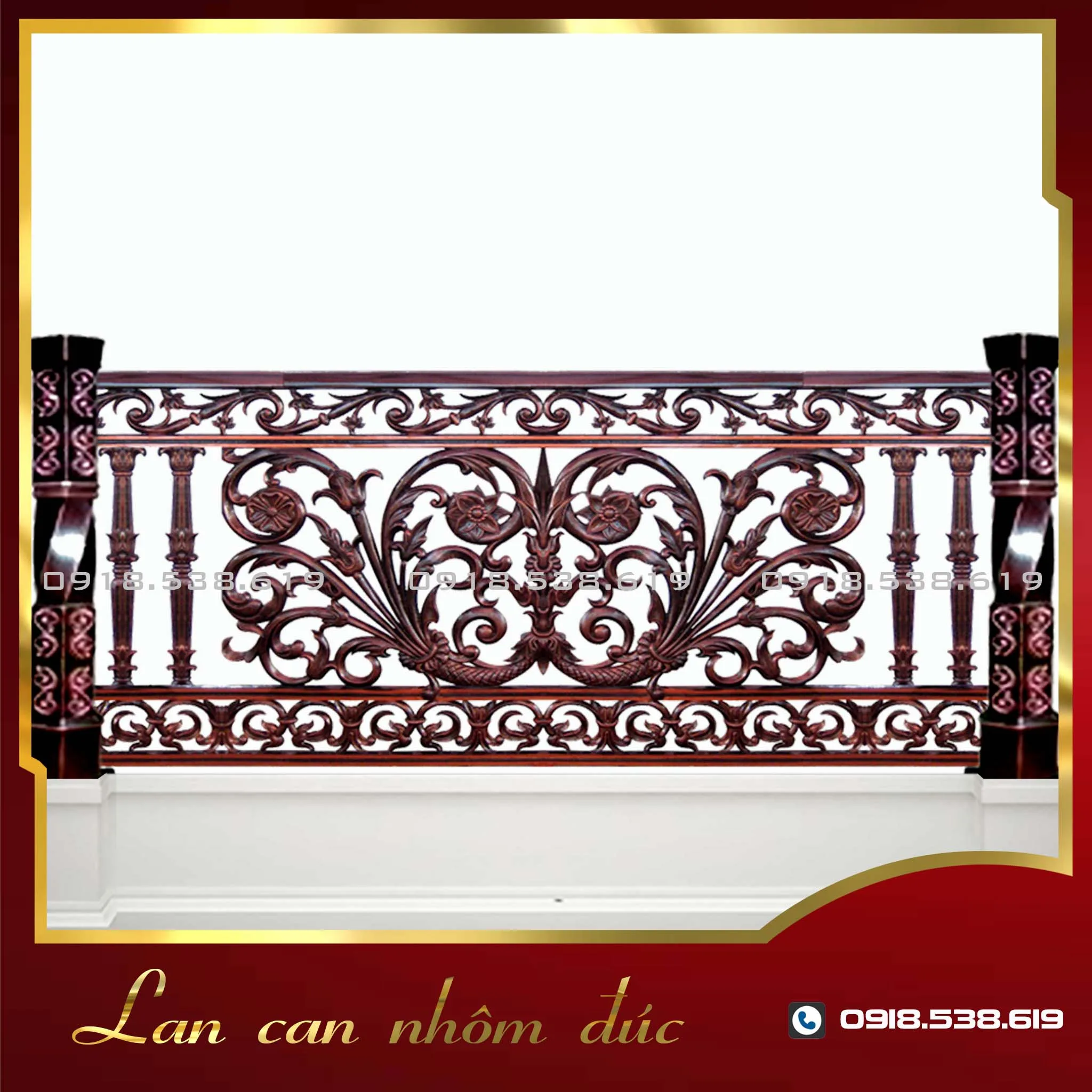 Lan can nhôm đúc LC-12