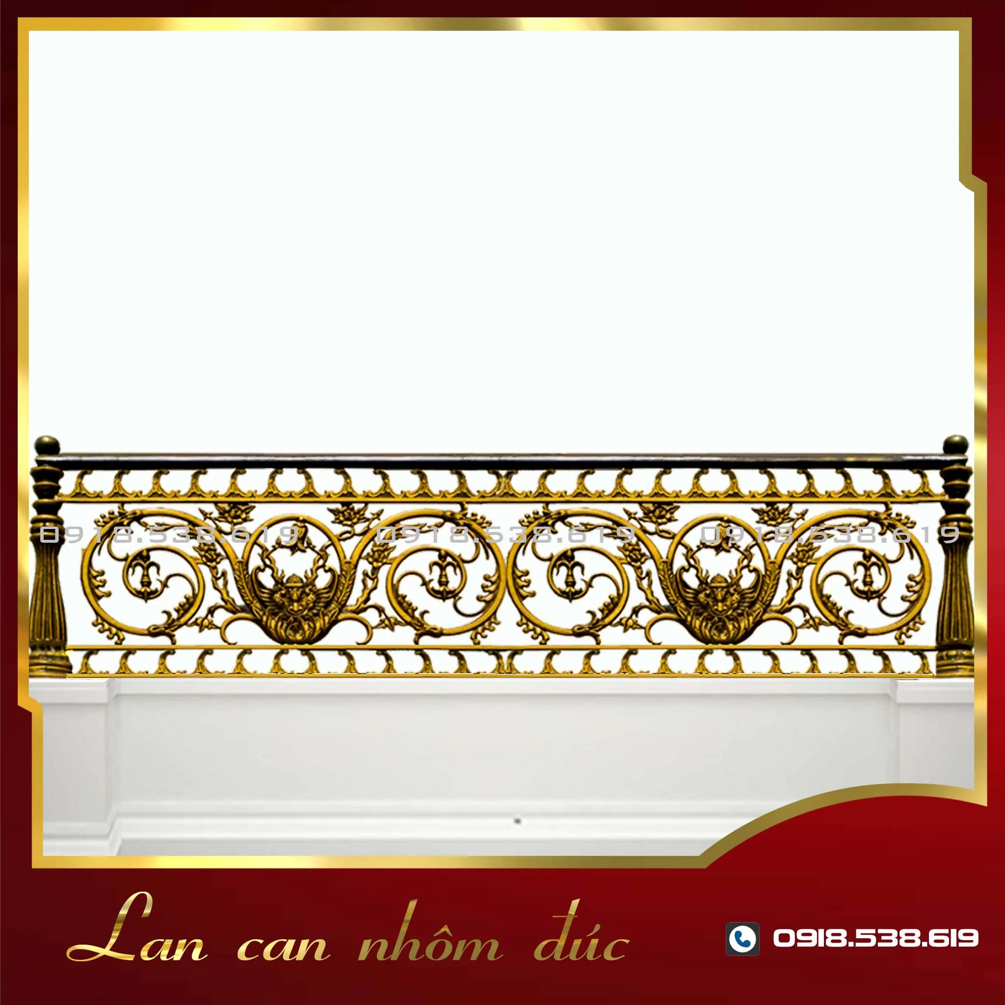 Lan can nhôm đúc LC-13
