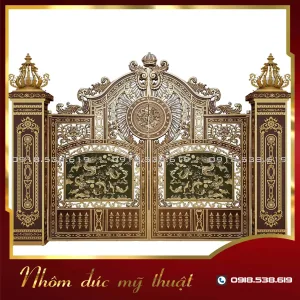 CỔNG NHÔM ĐÚC CAO CẤP