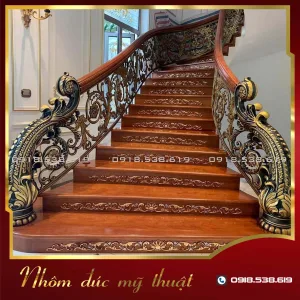 Cầu thang nhôm đúc CT-02