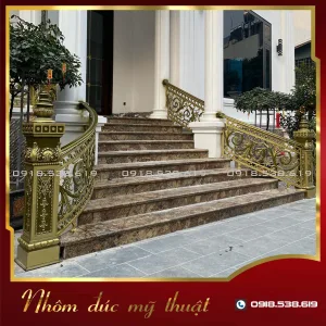 Cầu thang nhôm đúc CT-04