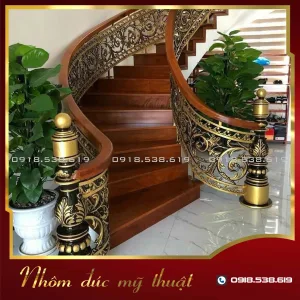 Cầu thang nhôm đúc CT-06