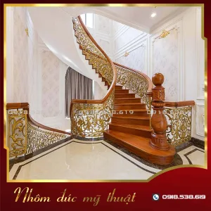 Cầu thang nhôm đúc CT-07